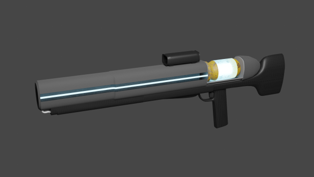 laser 3Dモデル .c4d .max .obj .3ds .fbx .stl .blend 