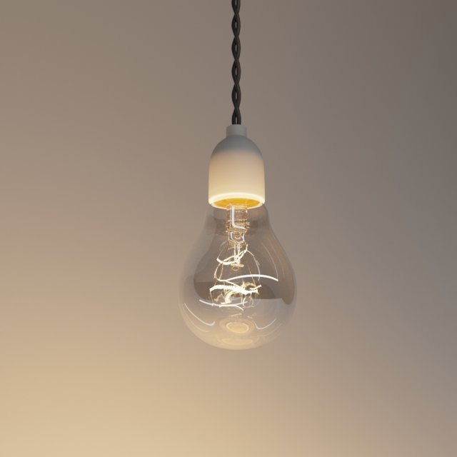 bulb 3D Model .c4d .max .obj .3ds .fbx .stl .blend 