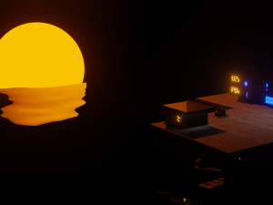 sunset Modelo 3D