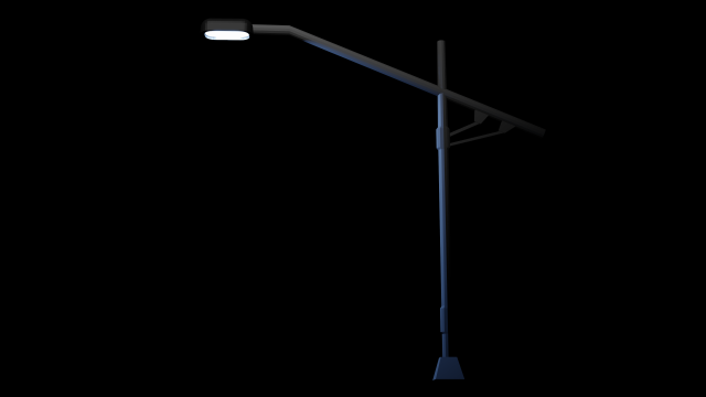 lamppost Modelo 3D .c4d .max .obj .3ds .fbx .stl .blend 