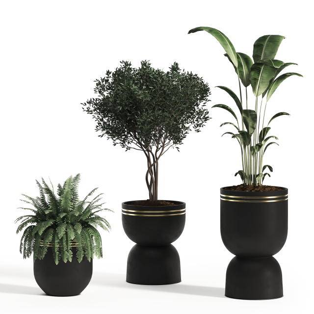 Indoor -01 3D Model .c4d .max .obj .3ds .fbx .stl .blend 