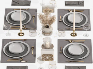 食器001 3Dモデル