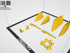 modelo 3d en stl para imprimir en 3d aeromodelo rc supermarine spitfire 3D Print Model