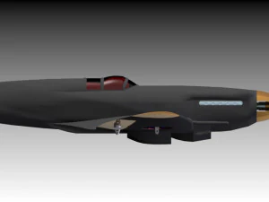 modelo 3d en stl para imprimir en 3d aeromodelo rc supermarine spitfire 3D Print Model