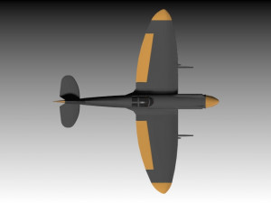 modelo 3d en stl para imprimir en 3d aeromodelo rc supermarine spitfire Modello di stampa 3D