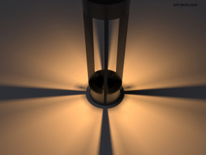 gothic capsule 3D 模型