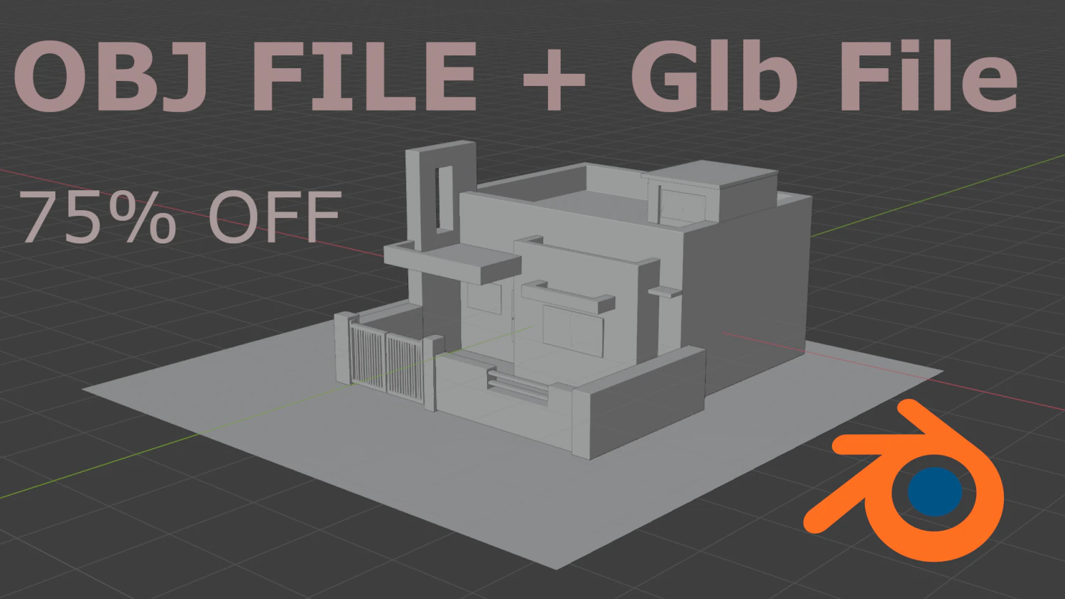 professionally finished zen house model 3D Model .c4d .max .obj .3ds .fbx .stl .blend 