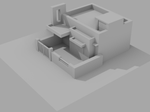 professionally finished zen house model 3D मॉडल