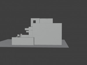 professionally finished zen house model 3D मॉडल