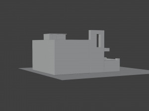 professionally finished zen house model 3D मॉडल