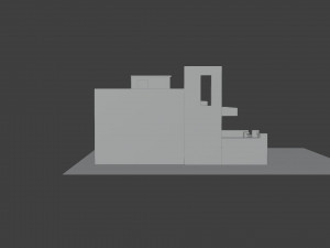 professionally finished zen house model 3D मॉडल