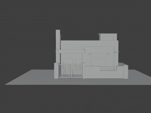 professionally finished zen house model 3D मॉडल