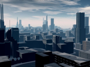 low poly city low-poly 3D Model