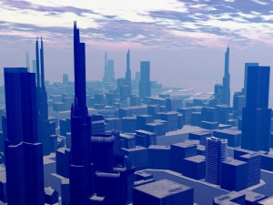 low poly city low-poly 3D Model