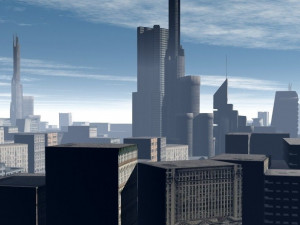 low poly city low-poly 3D Model