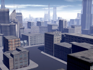 low poly city low-poly 3D Model