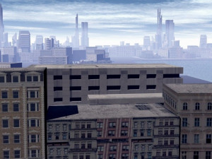low poly city low-poly 3D Model