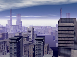 low poly city low-poly 3D Model