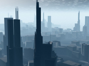 low poly city low-poly 3D Model