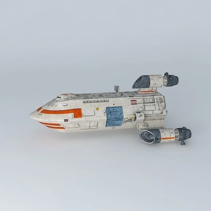 veicolo spaziale Modello 3D .c4d .max .obj .3ds .fbx .stl .blend 