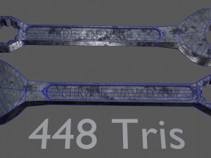 wrench made in ussr game ready model pbr textures 4k 3D 模型