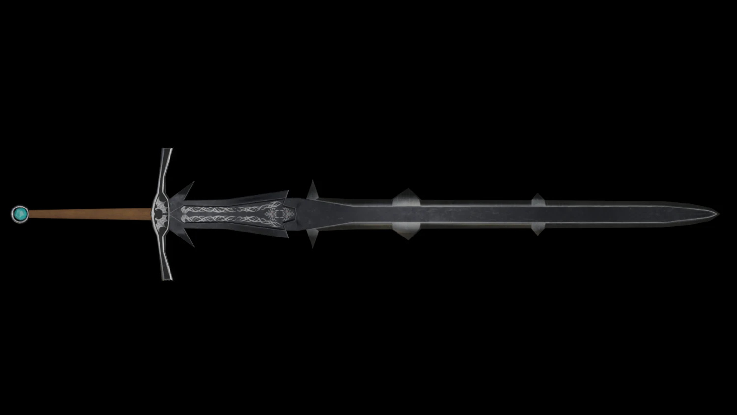dragon two-handed sword game ready model pbr textures 4k 3D Model .c4d .max .obj .3ds .fbx .stl .blend 