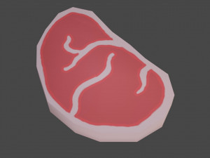food pack low poly game ready model textures only deffuse 1k 3D Model