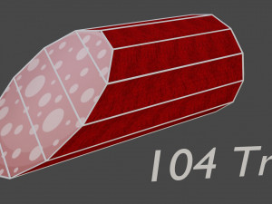 food pack low poly game ready model textures only deffuse 1k 3D Model