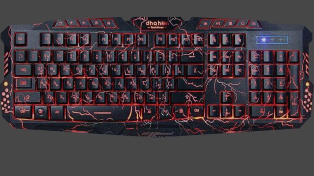 keyboards pack low poly game ready model Modelo 3D .c4d .max .obj .3ds .fbx .stl .blend 