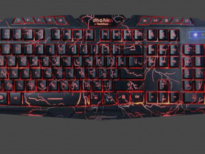 keyboards pack low poly game ready model 3D Модель