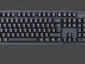 keyboards pack low poly game ready model Modelo 3D