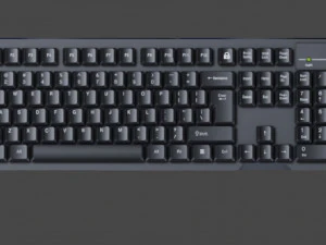 keyboards pack low poly game ready model 3D Model