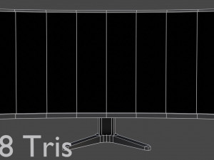 monitors pack low poly game ready model 3D Model
