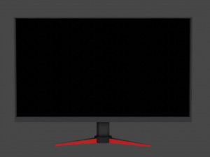 monitors pack low poly game ready model 3D Model