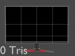 monitors pack low poly game ready model 3D Model