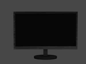 monitors pack low poly game ready model 3D Model