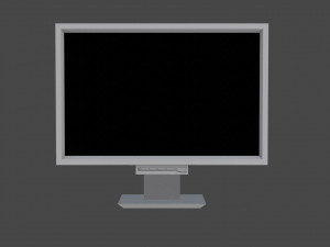 monitors pack low poly game ready model 3D Model