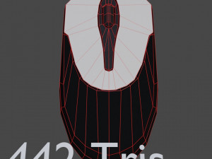 mouses pack low poly game ready model 3D Модель