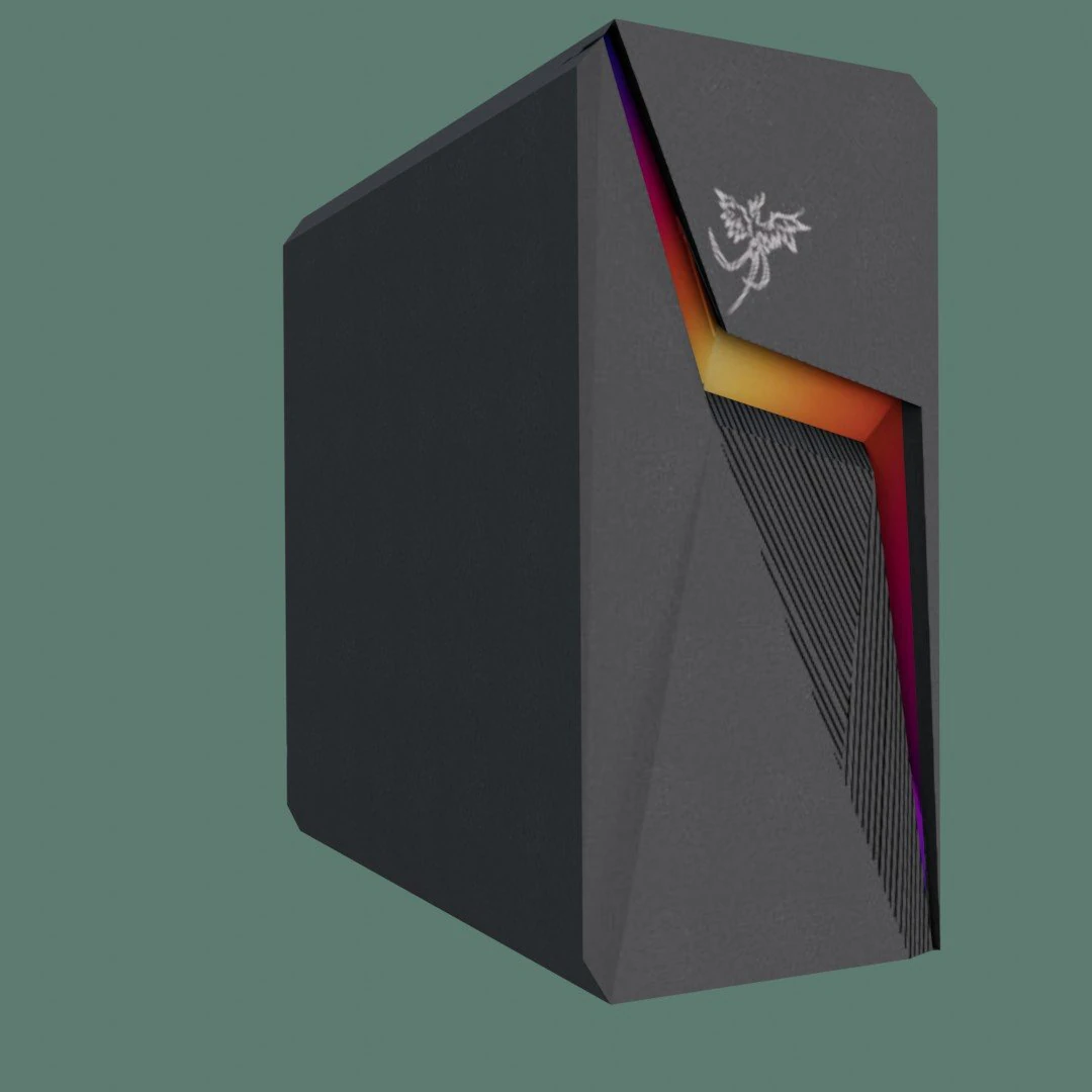 paquete de pc modelo listo para el juego de baja poli Modelo 3D .c4d .max .obj .3ds .fbx .stl .blend 