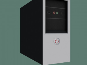 computer pack 1 low poly game ready model Modèle 3D