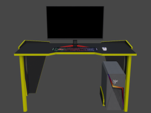 computer pack 3 low poly game ready model 3D Model