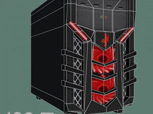 pakiet komputerowy 4 model low-poly gotowy do gry Model 3D