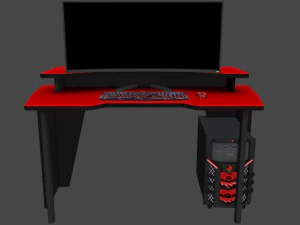 all computer pack low poly game ready model 3D Model