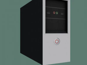 all computer pack low poly game ready model 3D Model