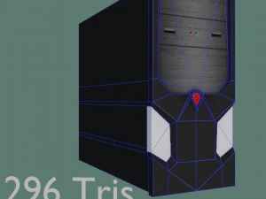 all computer pack low poly game ready model 3D Model