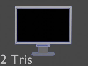 all computer pack low poly game ready model 3D Model