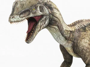 dinosauro dilofosauro Modello 3D