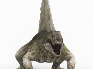 dimetrodon dinosaur Model 3D