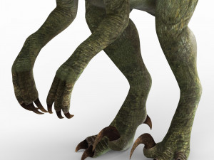 velociraptor dinosaur 3D मॉडल