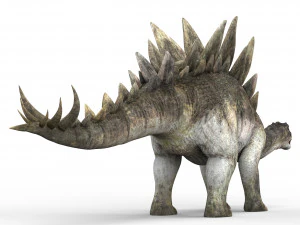 스테고사우루스 공룡 3D 모델
